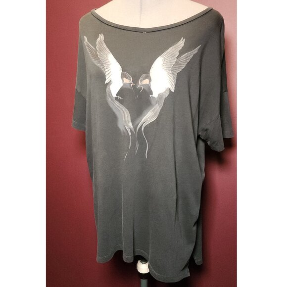 AllSaints Pina Shirt - Lovebirds - Oversized Shirt - Picture 2 of 10